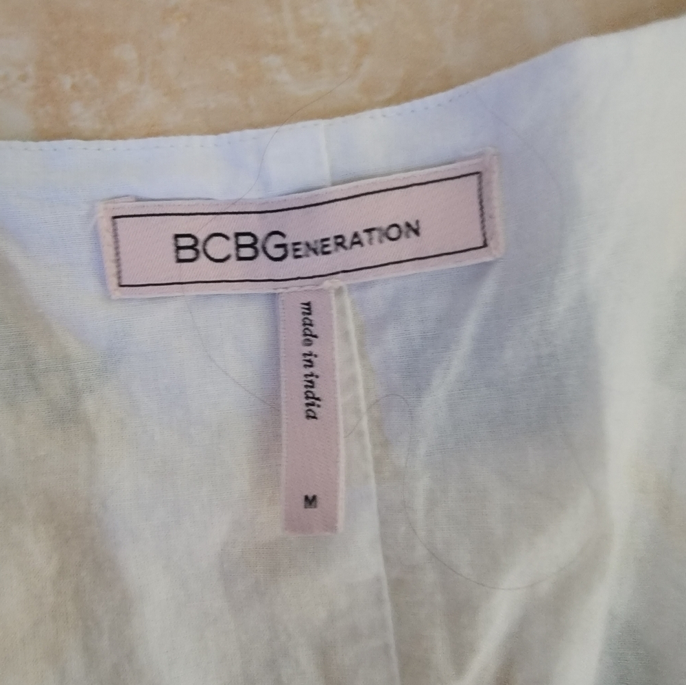 Bcbgeneration Womens Button Front Flutter Sleeve … - image 4